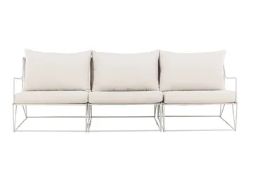Usteryd 3 sits Loungesoffa - Beige - Products - Utemöbler & utemiljö - Loungemöbler - Loungesoffor