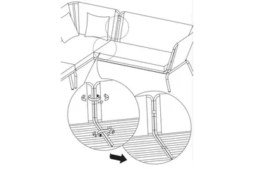 Usteryd Utefåtölj Beige - Beige - Products - Utemöbler & utemiljö - Loungemöbler - Loungestol utomhus