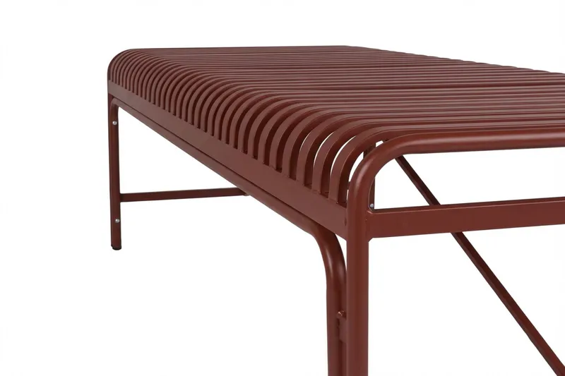 Jarva Rektangulärt Matbord Utomhus 90x200 cm i Metall - Röd - Products - Utemöbler & utemiljö - Utebord & trädgårdsbord - Matbord utomhus