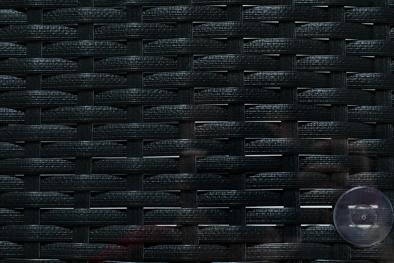 Thor Utebord – Matbord Utomhus 140x90 cm i konstrotting med glasskiva - Svart - Products - Utemöbler & utemiljö - Utebord & trädgårdsbord - Matbord utomhus