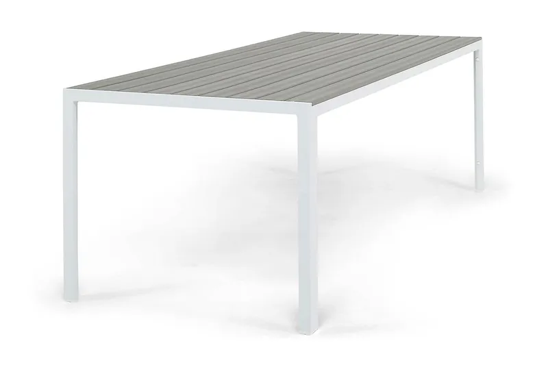 Tunis Matbord 205x90 cm, Vit