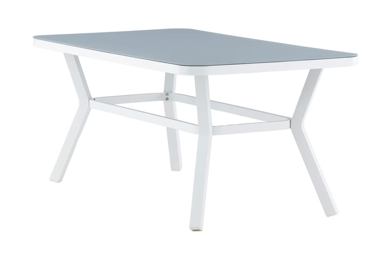Virya Matbord Utomhus 160 cm - Vit/Grå - Products - Utemöbler & utemiljö - Utebord & trädgårdsbord - Matbord utomhus