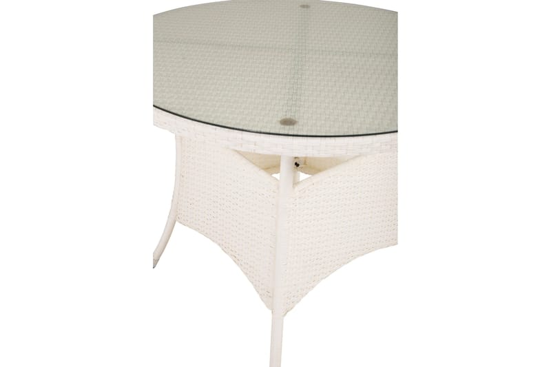 Volta Matbord Utomhus 90 Rund - Vit - Products - Utemöbler & utemiljö - Utebord & trädgårdsbord - Matbord utomhus