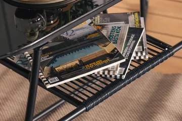 Lamborg Caféset 120 cm Oval + 2 Utestolar - Glas/Svart - Products - Utemöbler & utemiljö - Utegrupp - Cafegrupp & cafeset