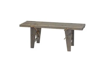 Bänk Utomhus EcoFurn Ecobench 120 cm Furu Grå Oljad - Furu Grå Oljad - Products - Utemöbler & utemiljö - Utesoffa - Trädgårdsbänk & utebänk