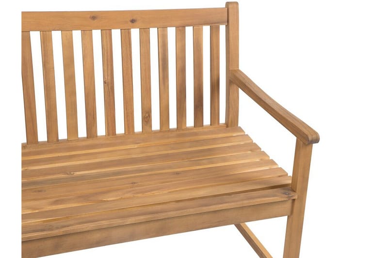 Trädgårdsbänk akaciaträ ljusbrun 180 cm VIVARA - Trä/natur - Products - Utemöbler & utemiljö - Utesoffa - Trädgårdsbänk & utebänk