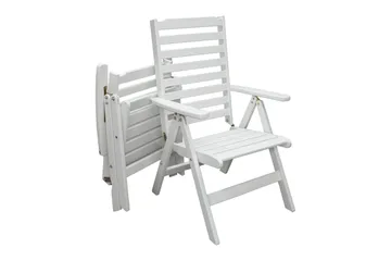 Grevie Positionsstol - Vit - Products - Utemöbler & utemiljö - Utestol & trädgårdsstol - Positionsstol