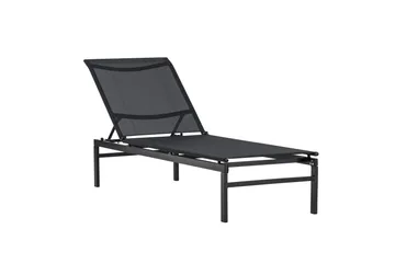 Massimo Solsäng - Svart - Products - Utemöbler & utemiljö - Utestol & trädgårdsstol - Solsäng & solvagn