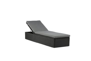 Quad Solsäng - Svart - Products - Utemöbler & utemiljö - Utestol & trädgårdsstol - Solsäng & solvagn