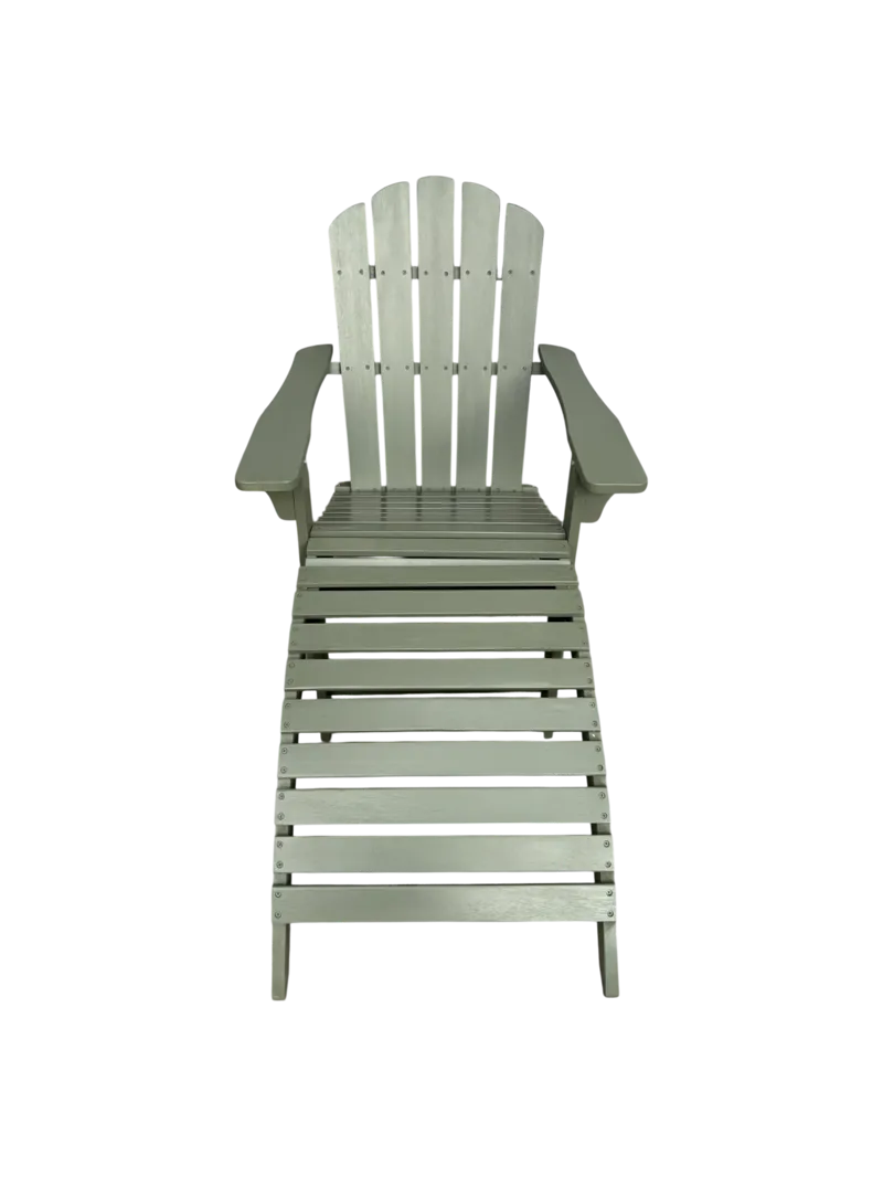 Landet Däckstol utomhus i akacia trä - Mörkgrön - Products - Utemöbler & utemiljö - Utestol & trädgårdsstol - Solstol - Däckstol