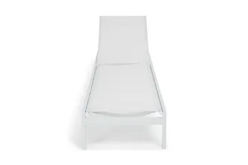 Tunis Solsäng - Vit - Products - Utemöbler & utemiljö - Utestol & trädgårdsstol - Solsäng & solvagn