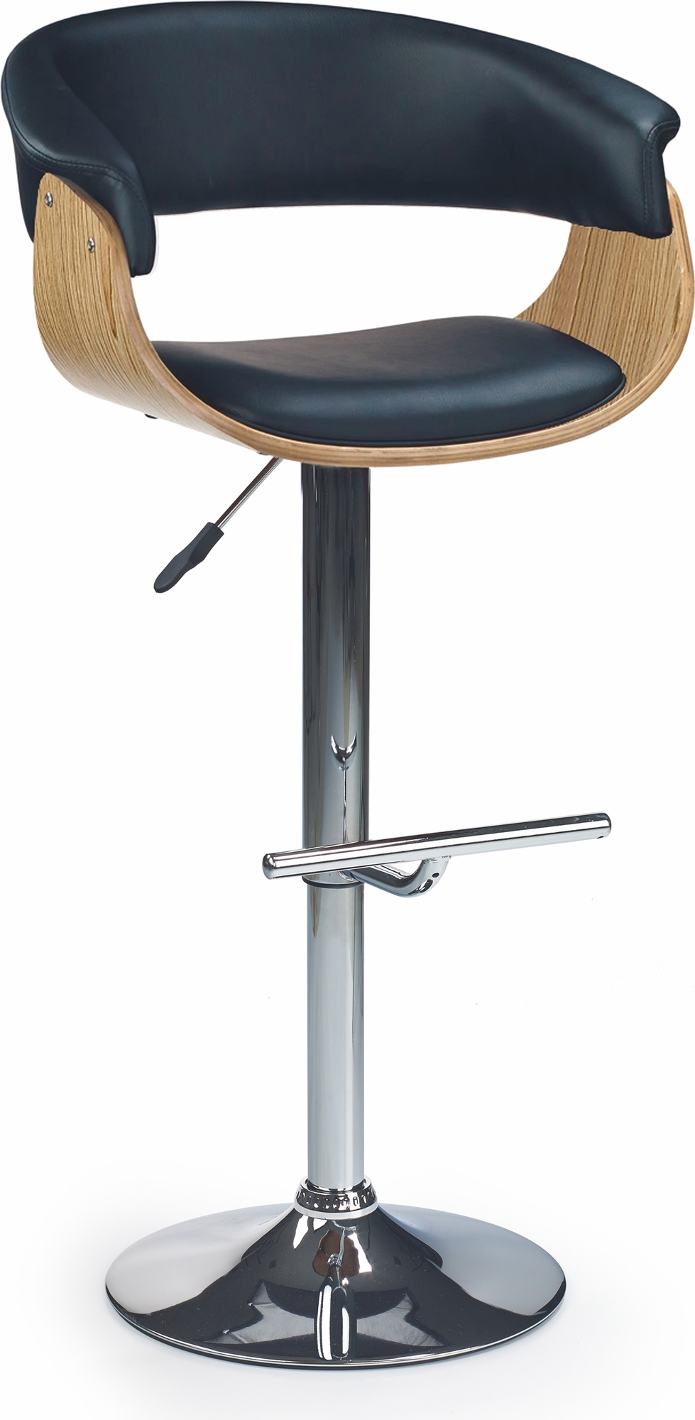 Driedubbele barkruk - Zwart