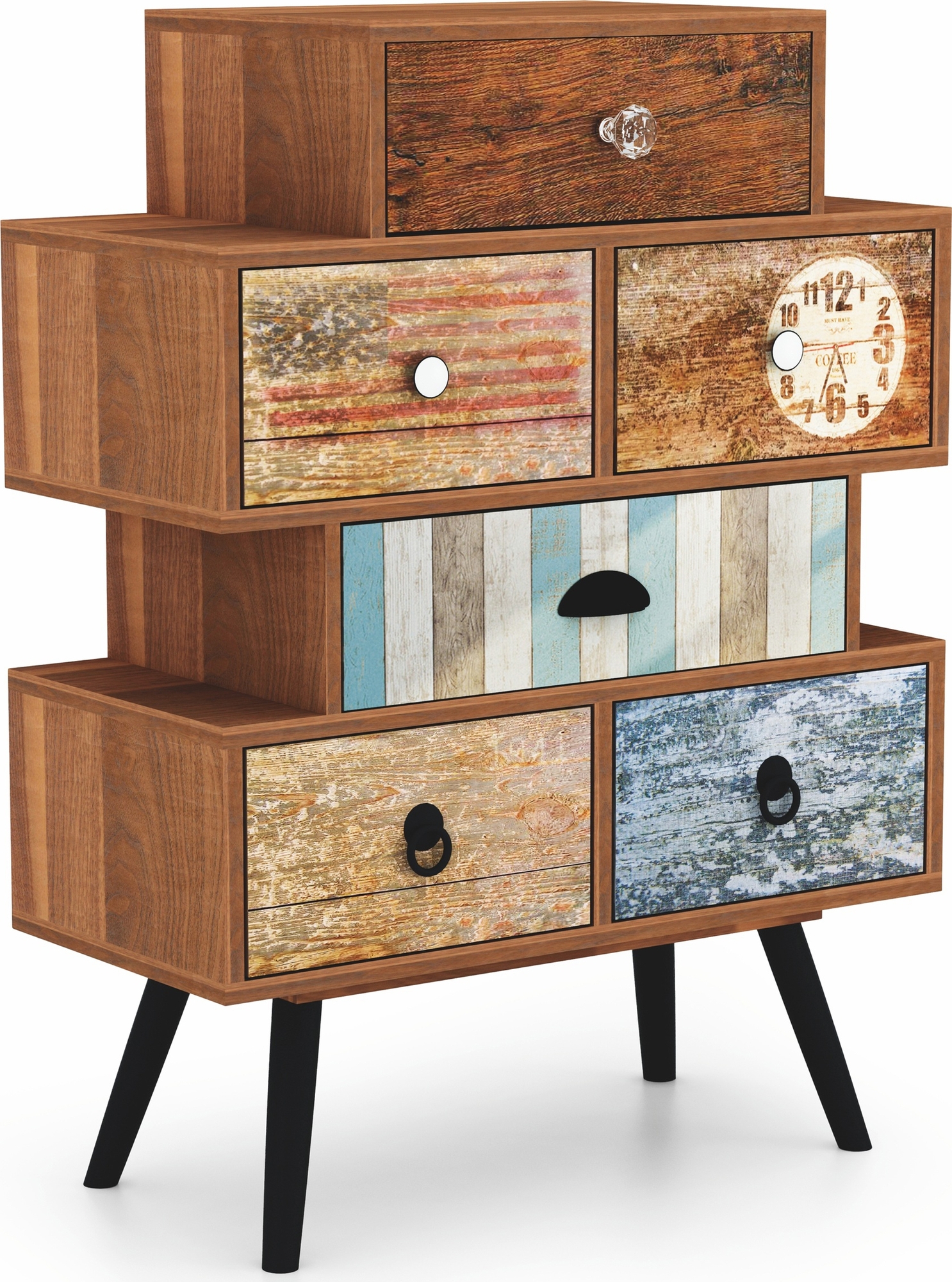 Mezzopia ladekast - Veelkleurig