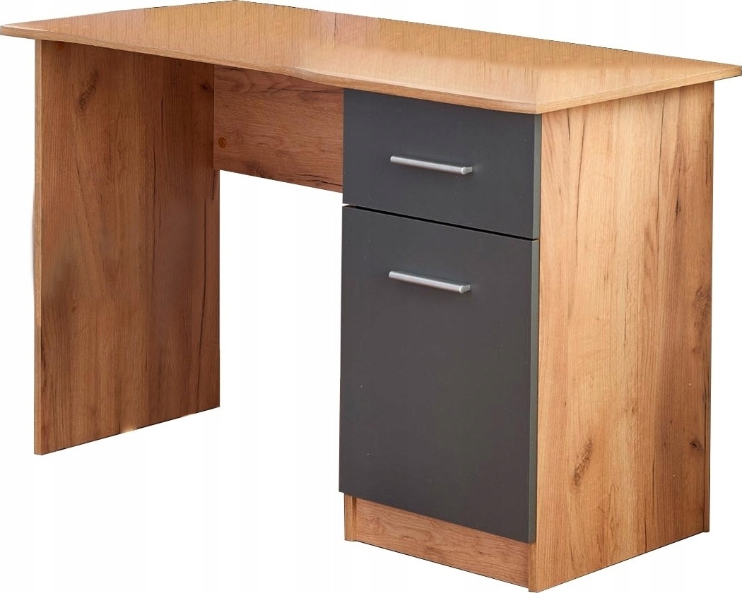 Sesam skrivbord 120x55 cm - Ek/antracit