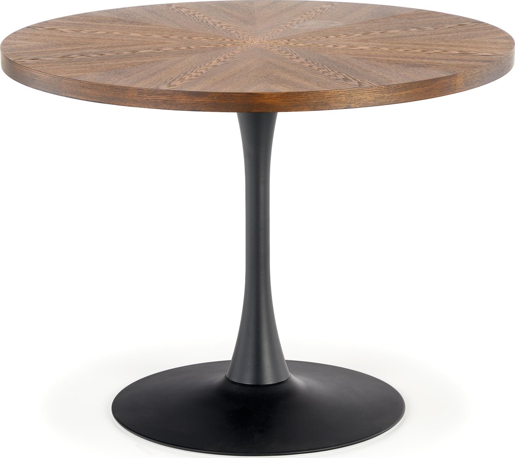 Matbord runt valn�t - svart 100 cm - Towson + M�beltassar