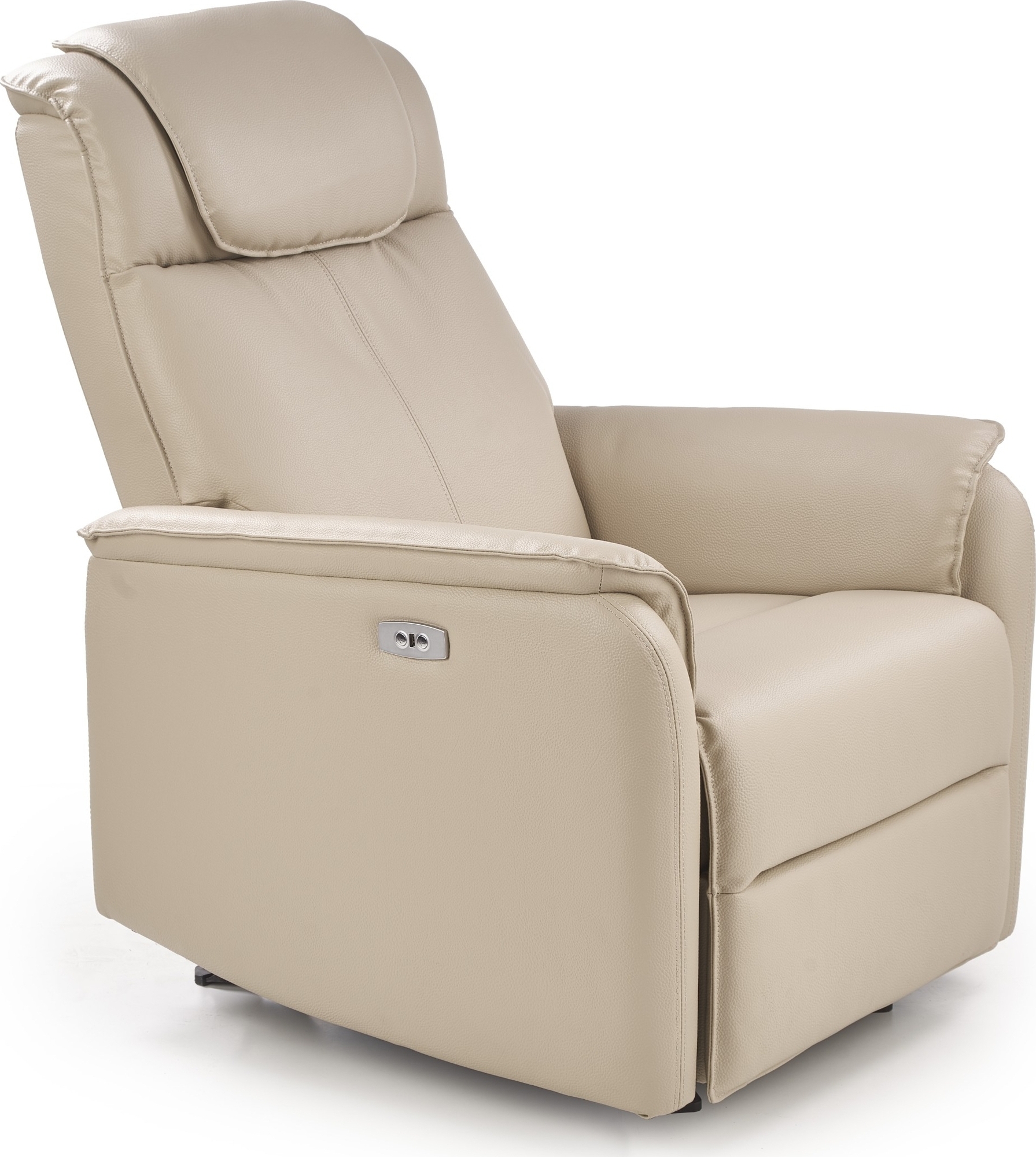 Alonis elektrisk reclinerf�t�lj - Gr�ddvit