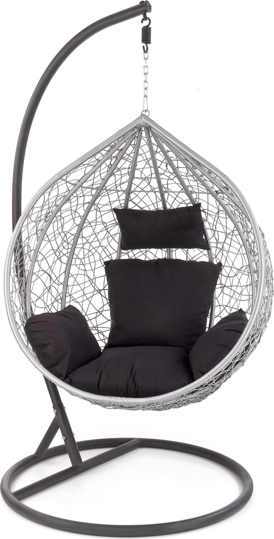 Ovo hängstol - Svart/grå + Ovo hängstol - Svart/grå +