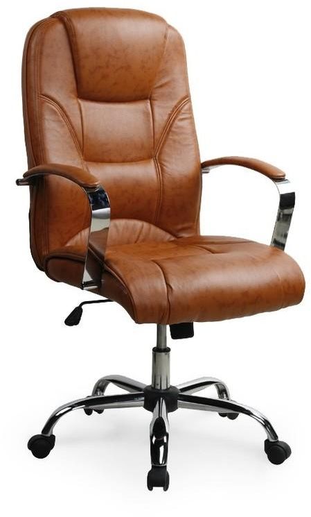 Janelle kontorsstol - ljusbrun (PU)