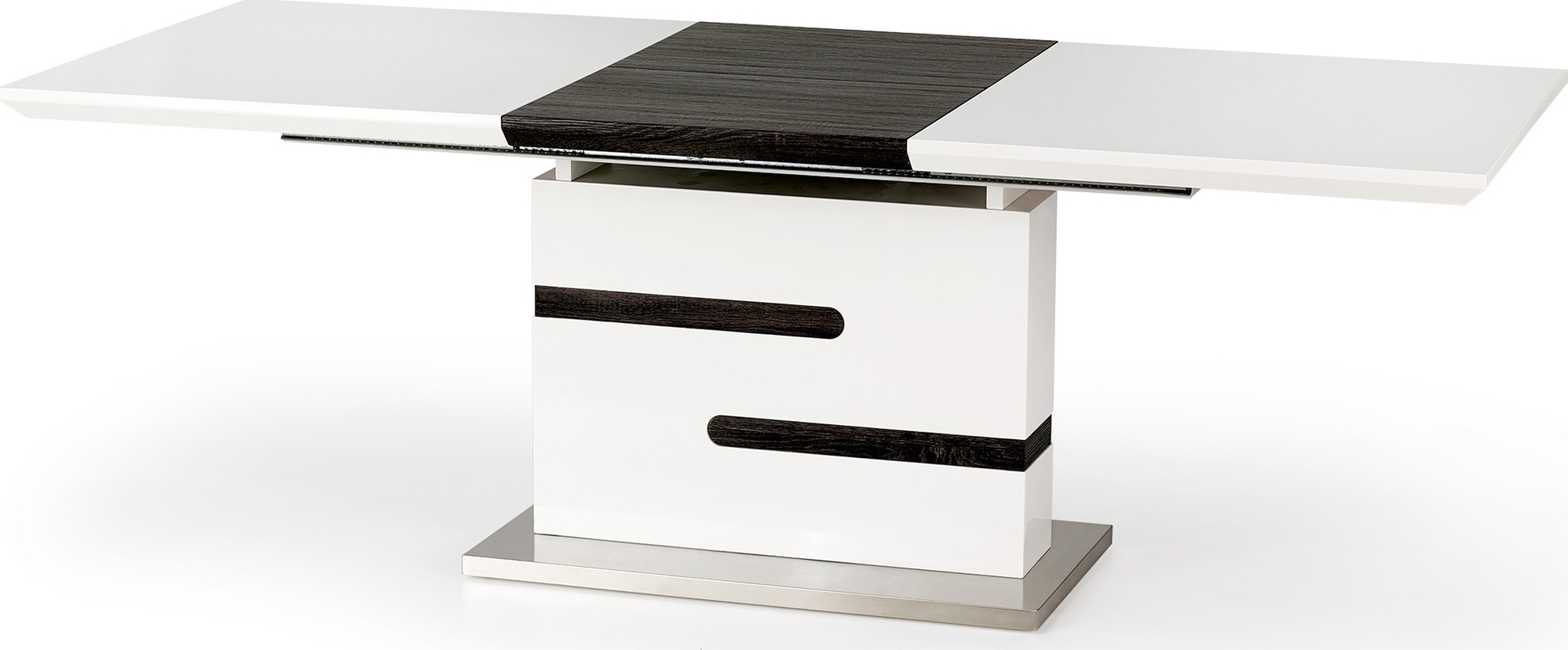 Cathrina eettafel 160-220 cm - Wit/grijs Cathrina eettafel 160-220 cm - Wit/grijs