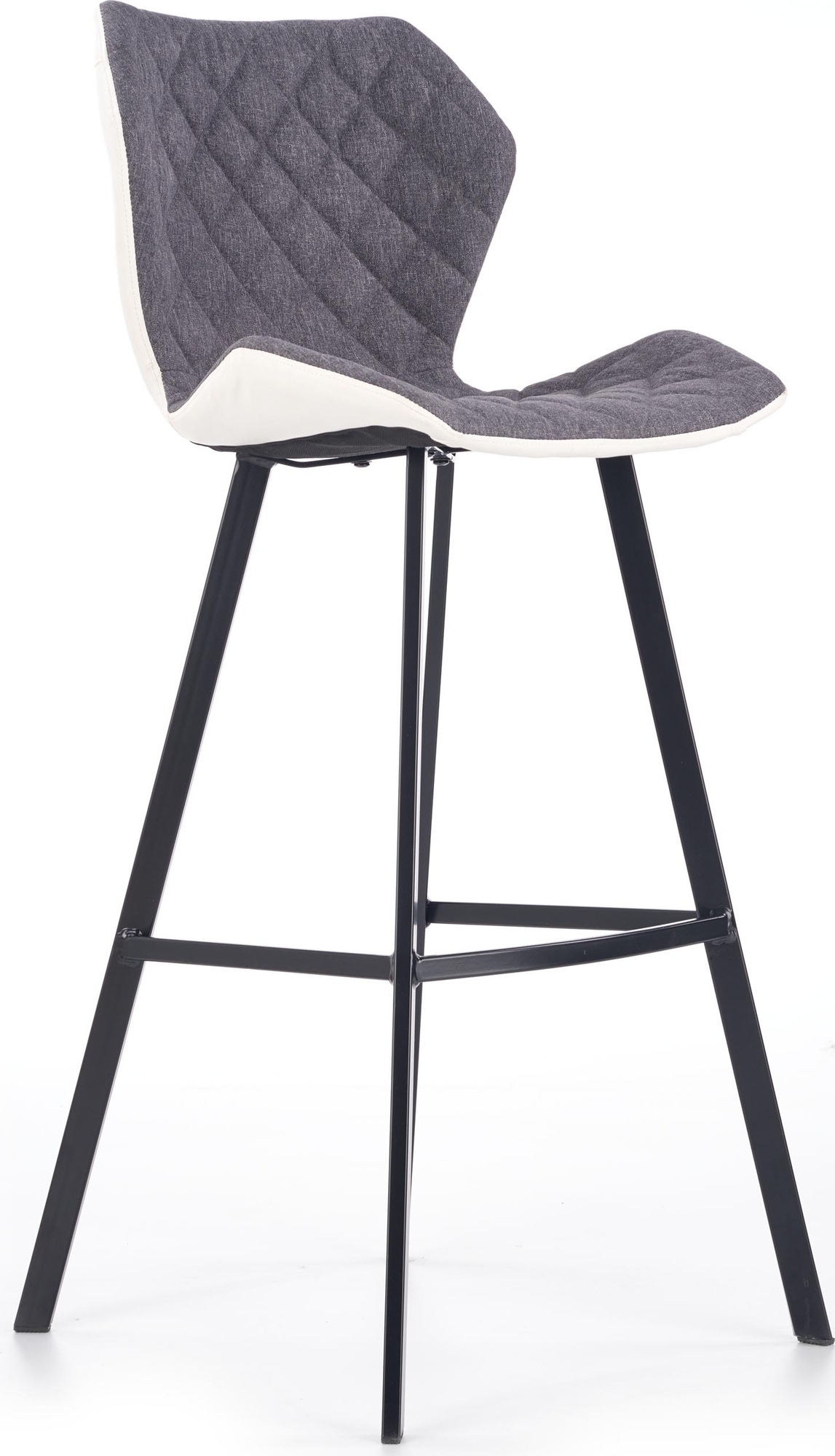 Erin barstol h�g - Vit/gr� + M�beltassar