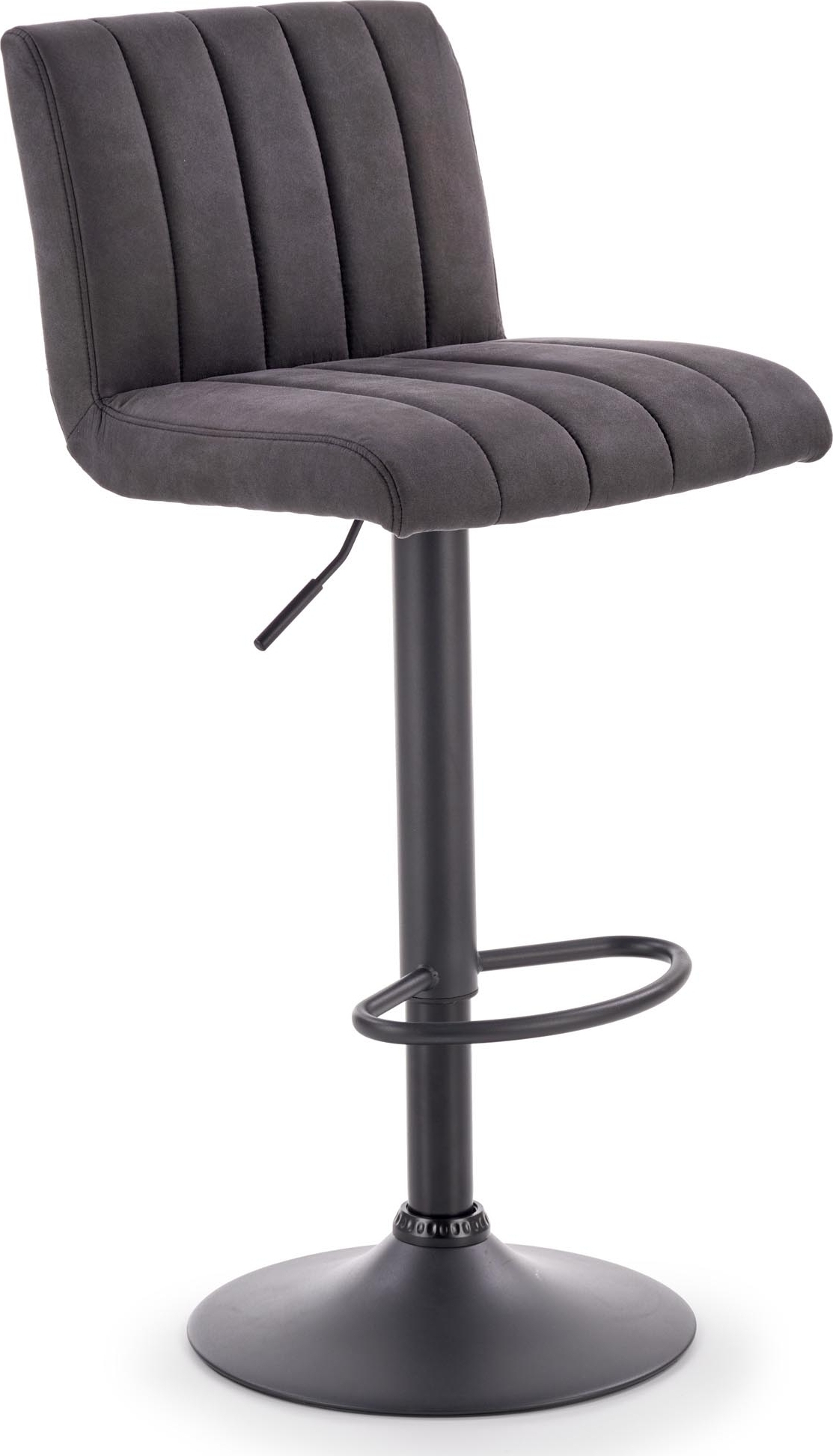 Elfrieda barstol i m�rkgr� PU