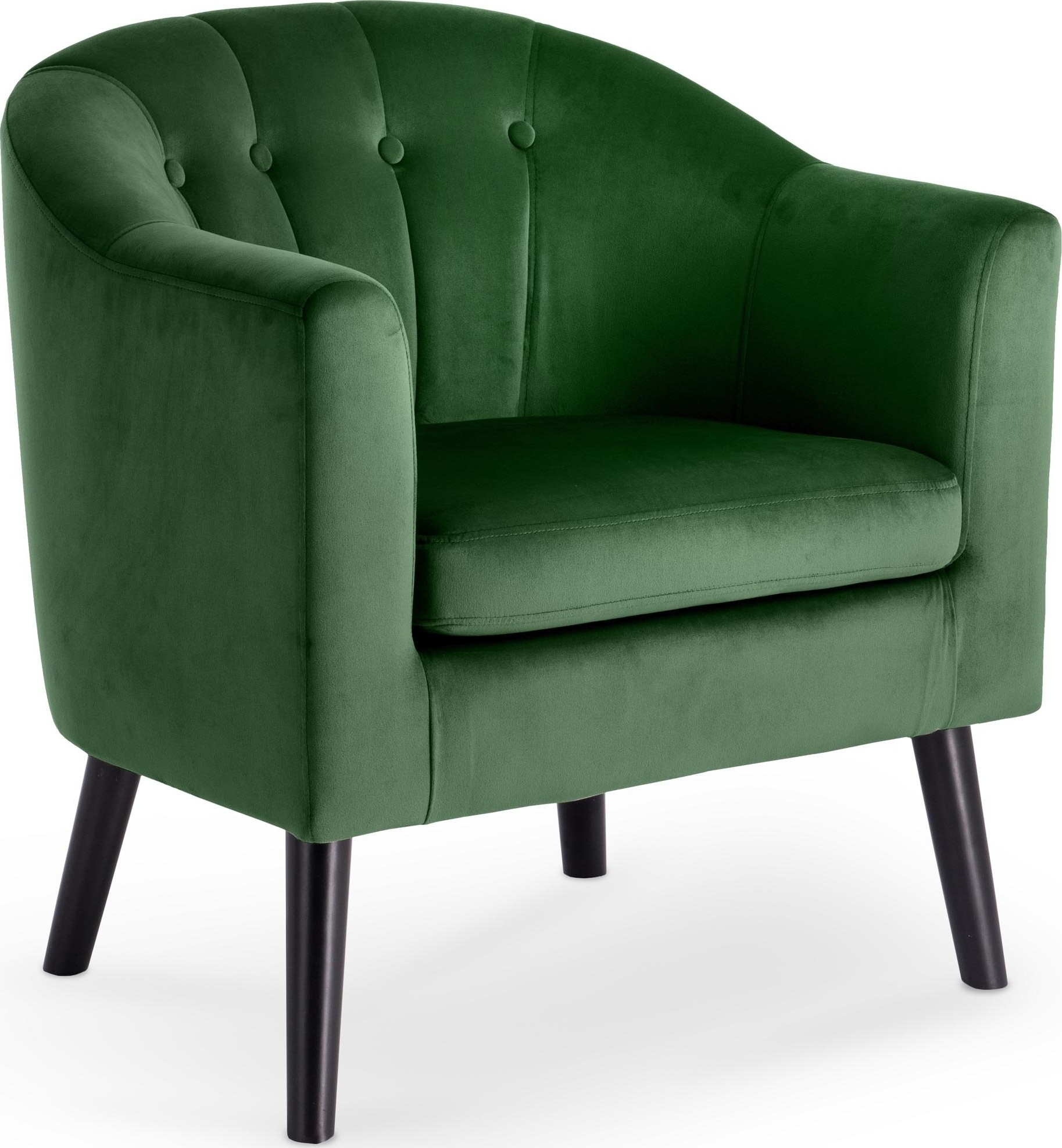 Aric fåtölj - Mörk grön/svart + Rengöring för möbler Aric fåtölj - Mörk grön/svart + Rengöring för möbler