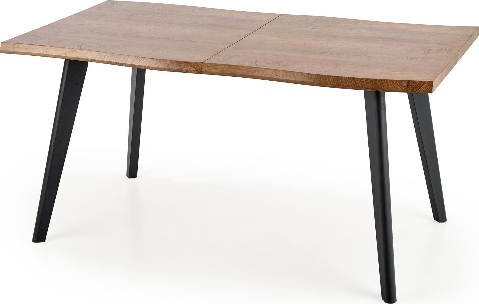 Horst matbord 120-180 x 80 cm - Ek/svart Horst matbord 120-180 x 80 cm - Ek/svart