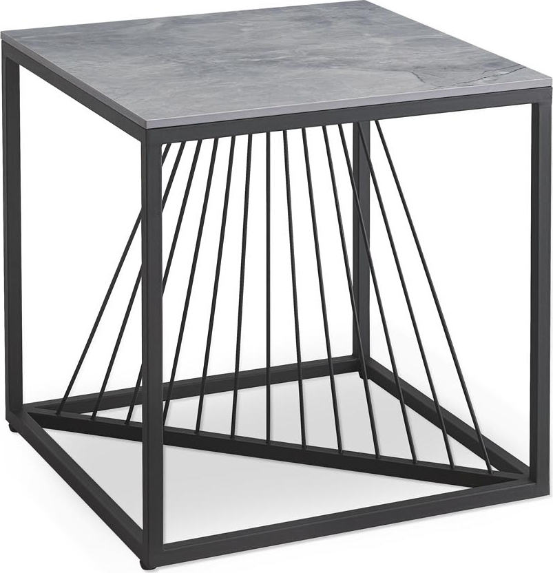 Eterneco salontafel 55 x 55 cm - Grijs marmer