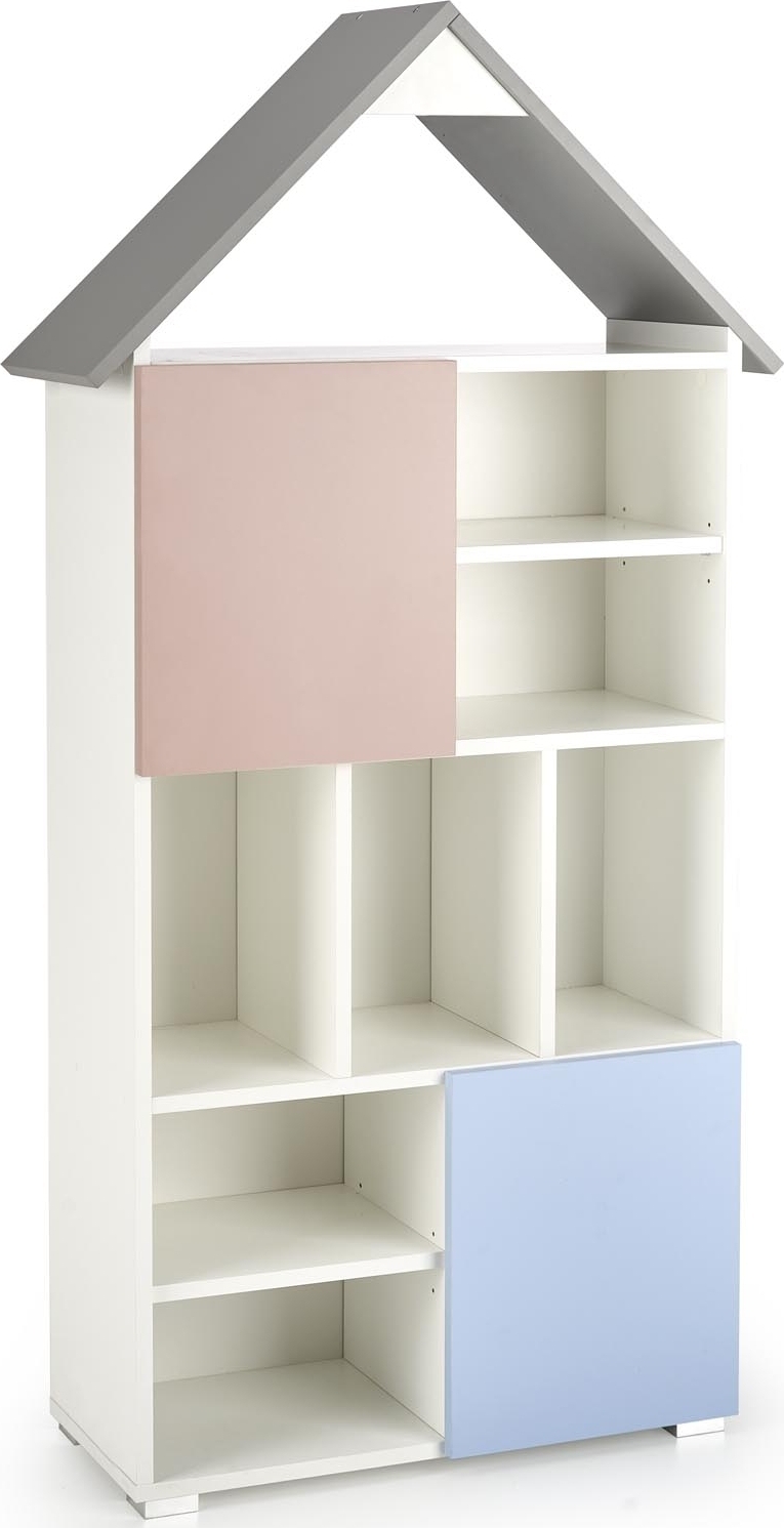 Fati bokhylla H161 cm - Flerf�rgad