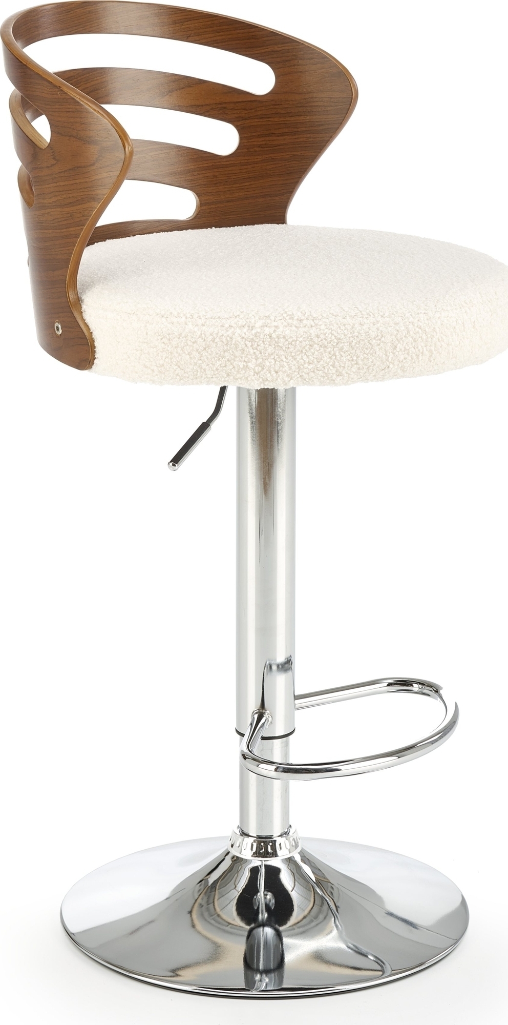 Pelican barkruk 109 - Cr�me/walnoot