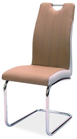 Annika matstol - Cappuccino/vit