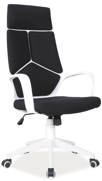 Anja kontorsstol - Svart/vit