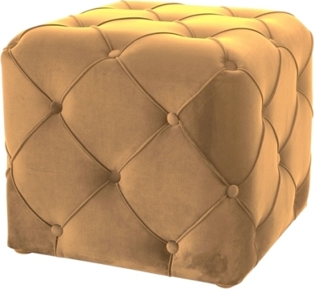 Aviva puff - Orange sammet