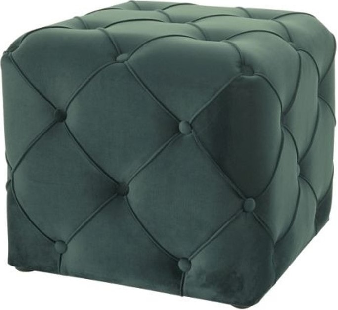 Aviva puff - Grön sammet Aviva puff - Grön sammet