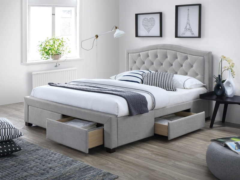 Electra bedframe 160x200 cm - Grijs Electra bedframe 160x200 cm - Grijs