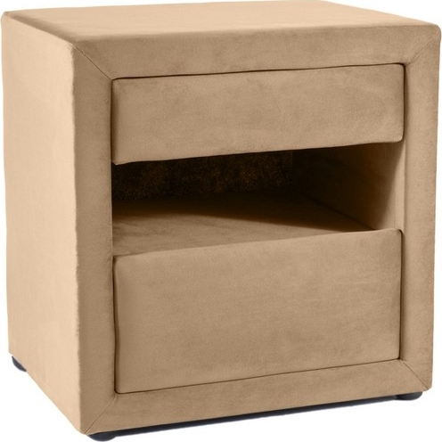 Eton 3 nachtkastjes - Beige fluweel