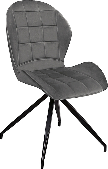 Marilyn 2 matstol - Gr� sammet