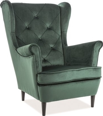 Lady fauteuil - Groen fluweel