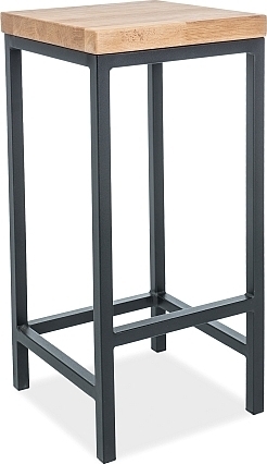 Metro barkruk - Eiken