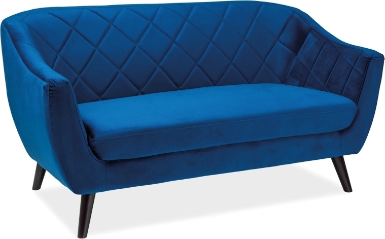 Molly 2- sits soffa - Bl� sammet