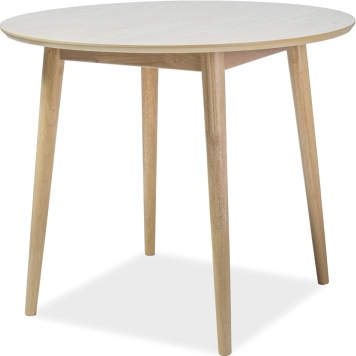 Eettafel eiken �90 cm - Nelson + Meubelpoten