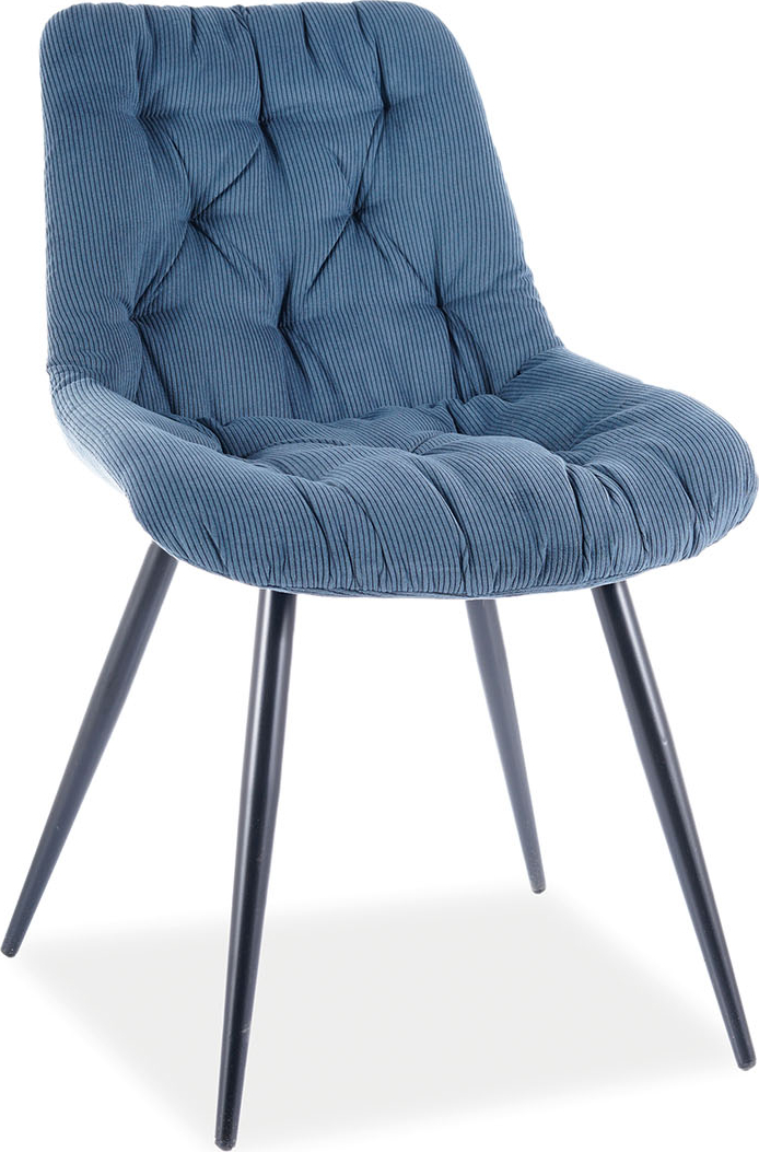 Vimle matstol - Bl� manchester