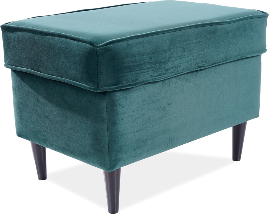 Ron poef - Groen fluweel