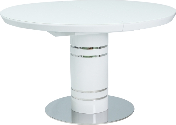 Stratos förlängningsbart matbord 120x120-160 cm - Vit Stratos förlängningsbart matbord 120x120-160 cm - Vit