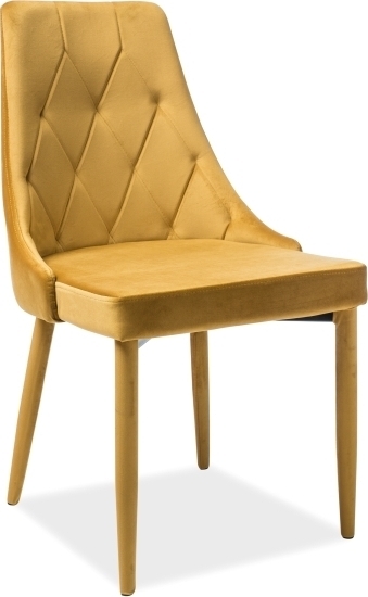 Adyson matstol - Orange sammet