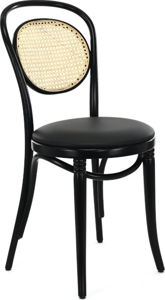 No 10 matstol med rottingrygg - Valfri stomme och klädsel No 10 matstol med rottingrygg - Valfri stomme och klädsel