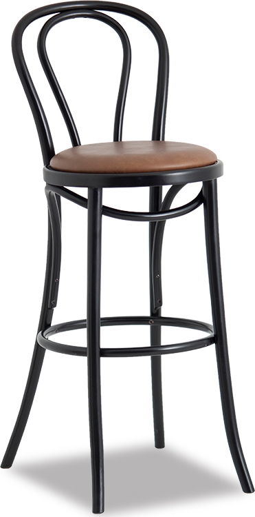 Barkruk nr. 18 - Kleur van frame en bekleding naar keuze