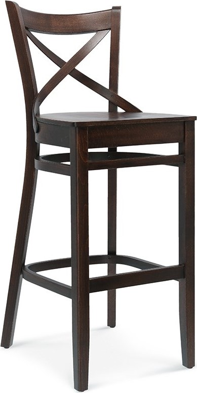 Bistro 1 barkruk - Kleur van het frame naar keuze