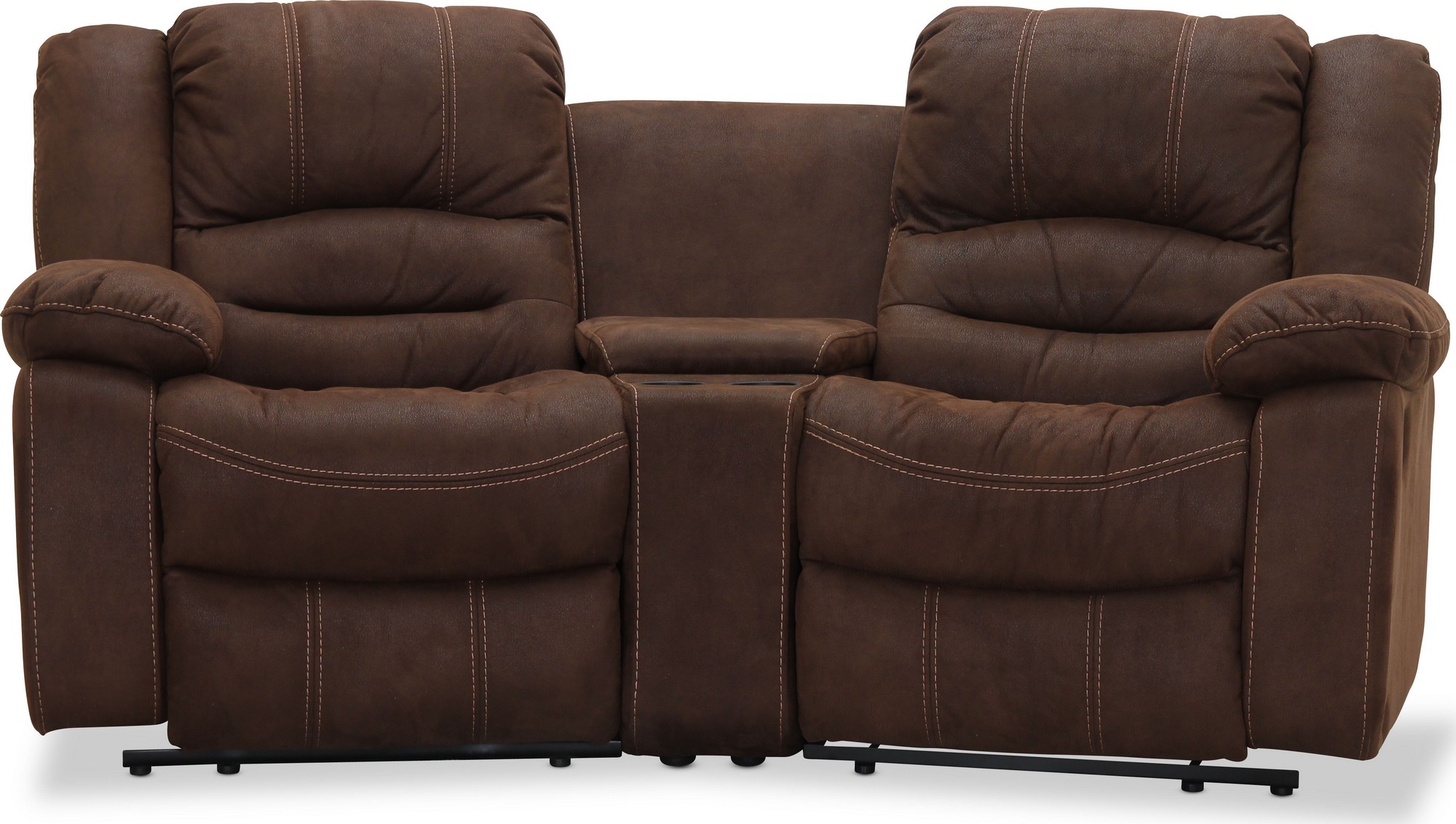 Kensington elektrisk 2-sits soffa - Brun