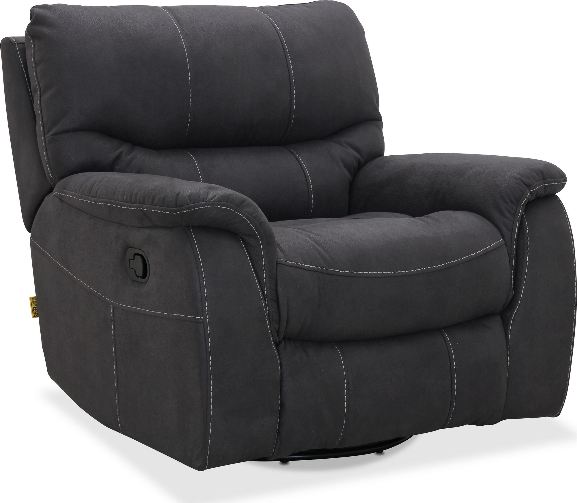 Rom manuell reclinerfåtölj - Grå tyg Rom manuell reclinerfåtölj - Grå tyg